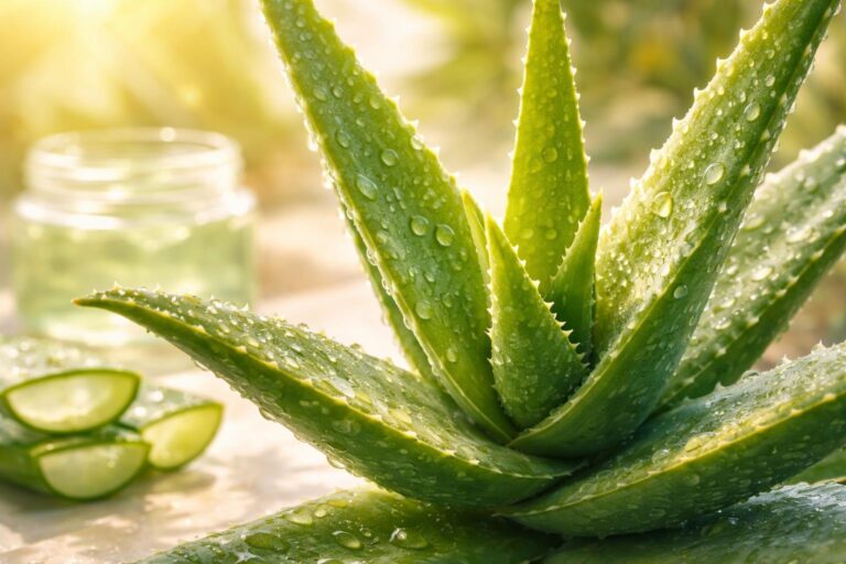 Aloe vera gel na spálenou kůži v létě pro rychlou úlevu