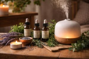 Aromaterapie s éterickými oleji pro zdraví a pohodu v domácnosti