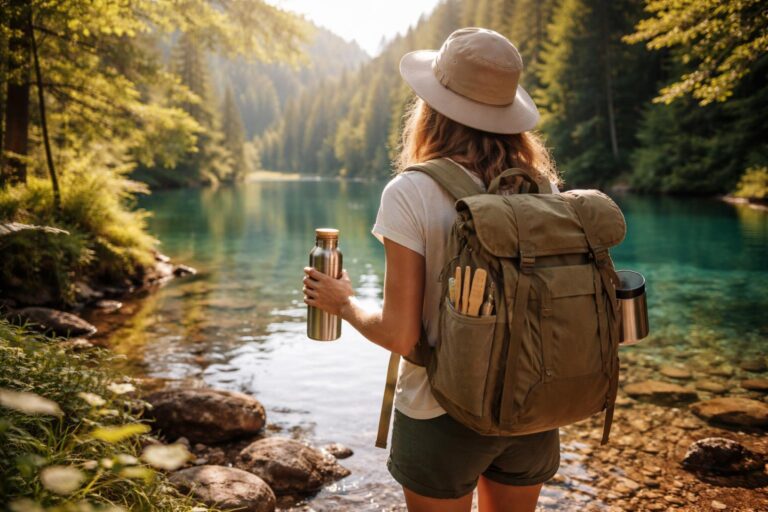 Letní cestování s nulovým odpadem, příroda, udržitelný životní styl