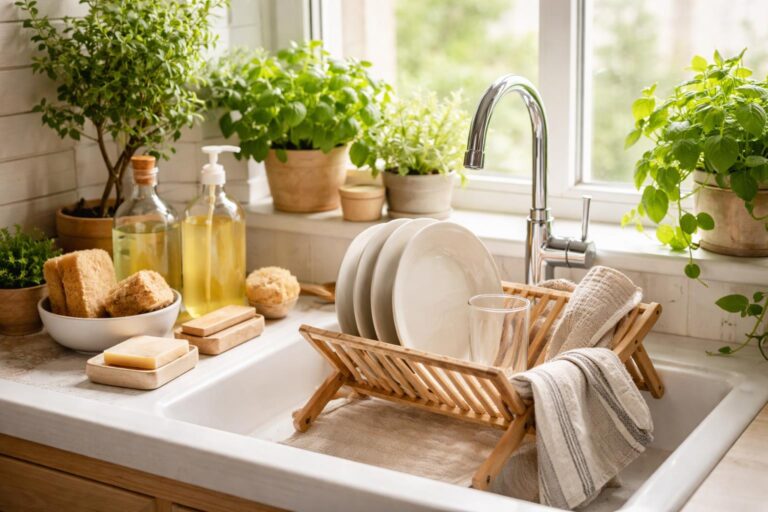 Ekologické mytí nádobí šetrné k přírodě a zdraví domácnosti