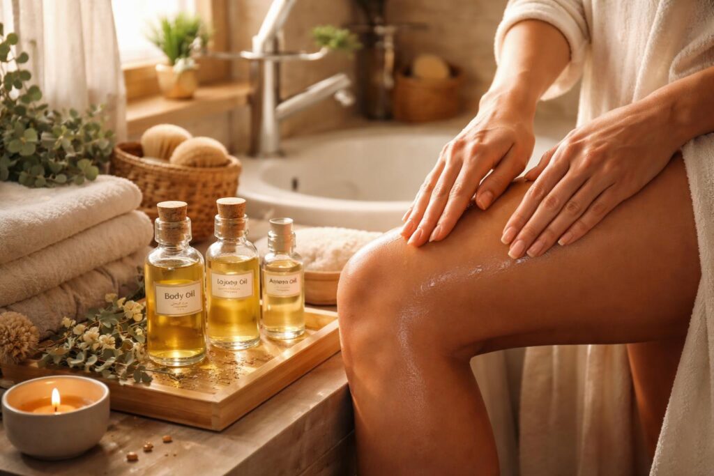 Přírodní bio tělové oleje pro hydrataci pokožky