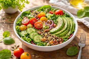 Lehké letní saláty pro zdraví a krásu během horkých dní