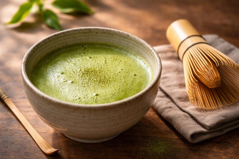 Matcha zelený čaj pro energii a klid bez kofeinu