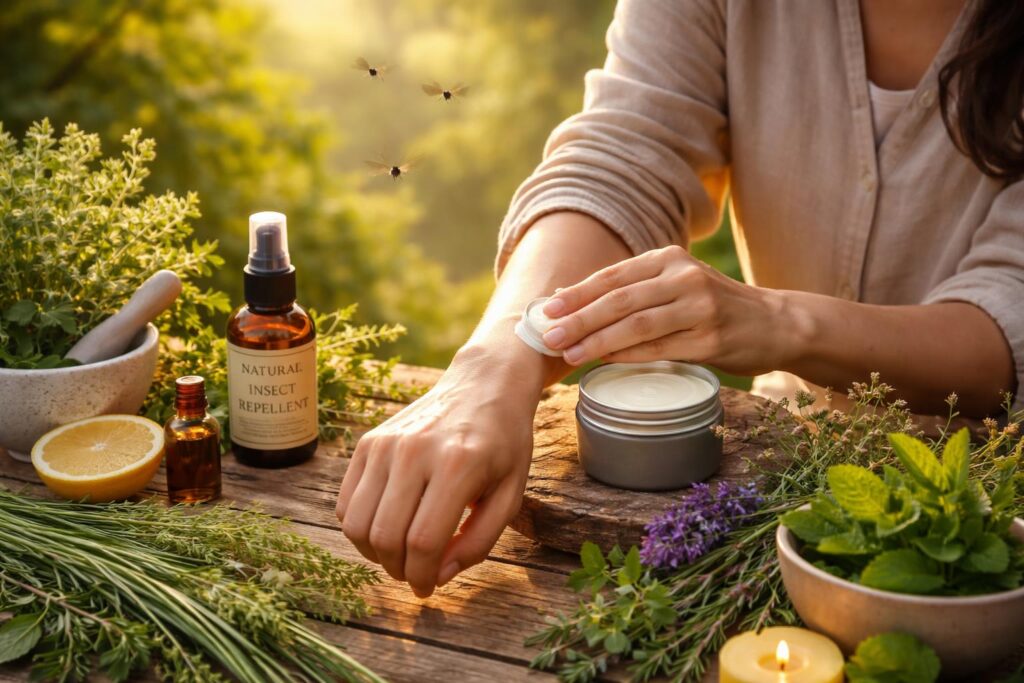 Přírodní repelenty proti hmyzu v hlavní roli