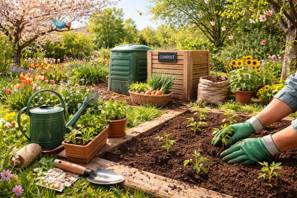 Nejčastější otázky o ekologické zahradě v březnu