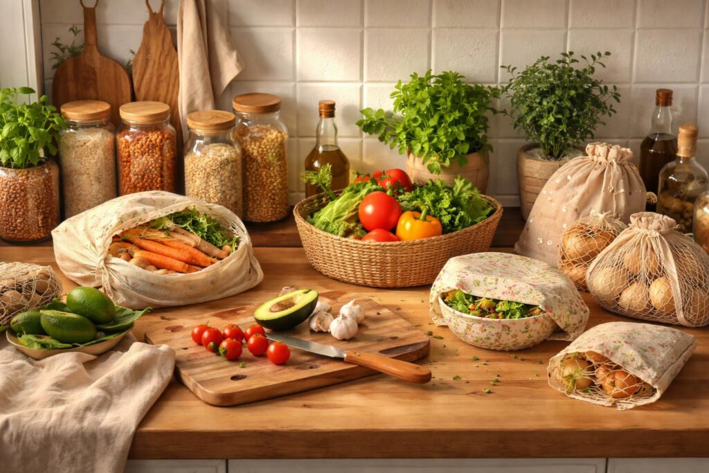 Omezování plastů v kuchyni pro zdravé a ekologické vaření