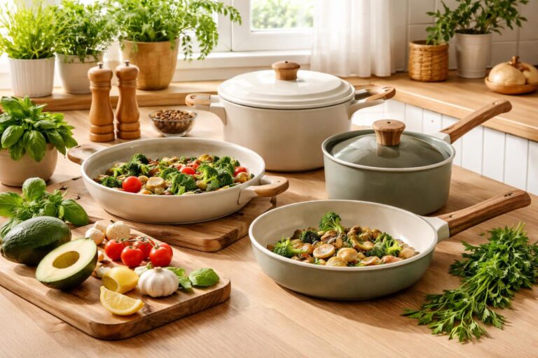 Netoxické kuchyňské nádobí pro zdravé vaření a ochranu planety