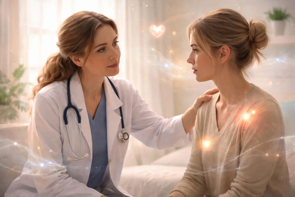 Ilustrace znázorňující signály těla při zanesení organismu