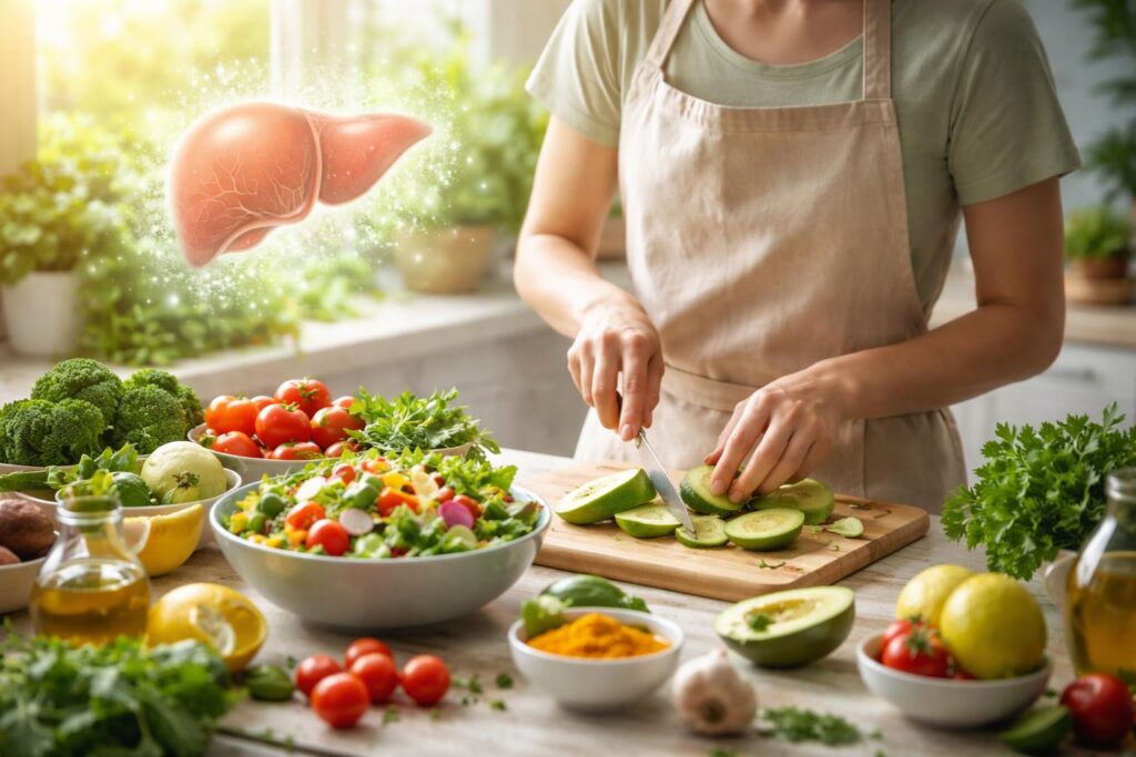 Zdravý jídelníček podporující čistá játra a dlouhodobé zdraví