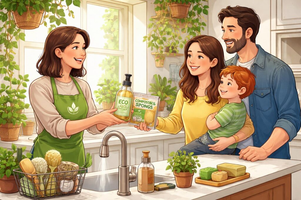 Ekologické mytí nádobí pro zdravou domácnost a životní prostředí