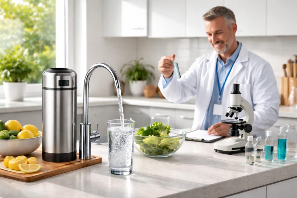 Kvalitní domácí filtrace vody pro zdravou pitnou vodu