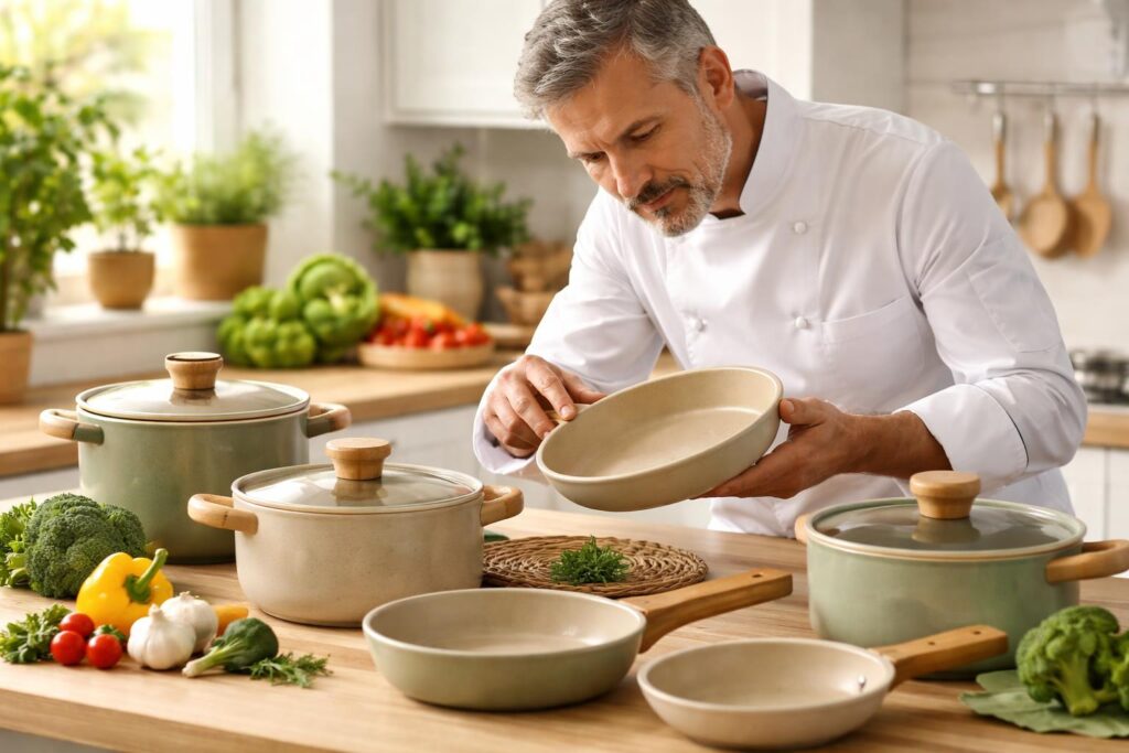 Netoxické nádobí pro zdravé vaření a bez škodlivých chemikálií