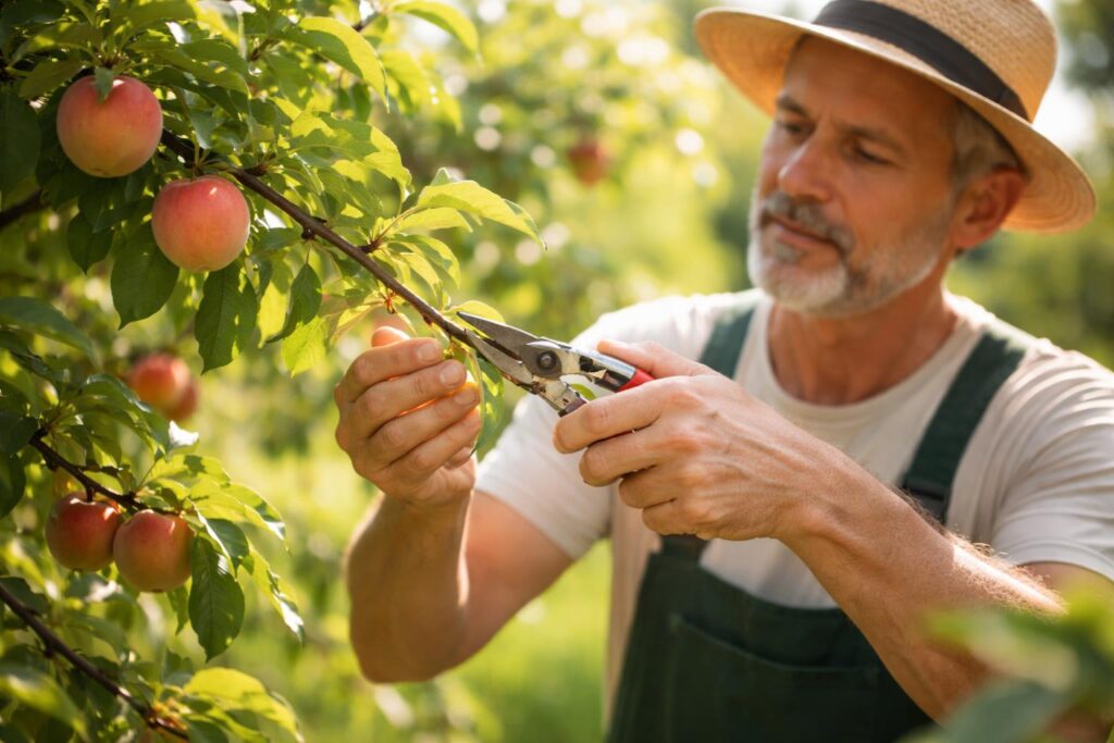 Letní řez ovocných stromů pro zdravý růst a bohatou úrodu