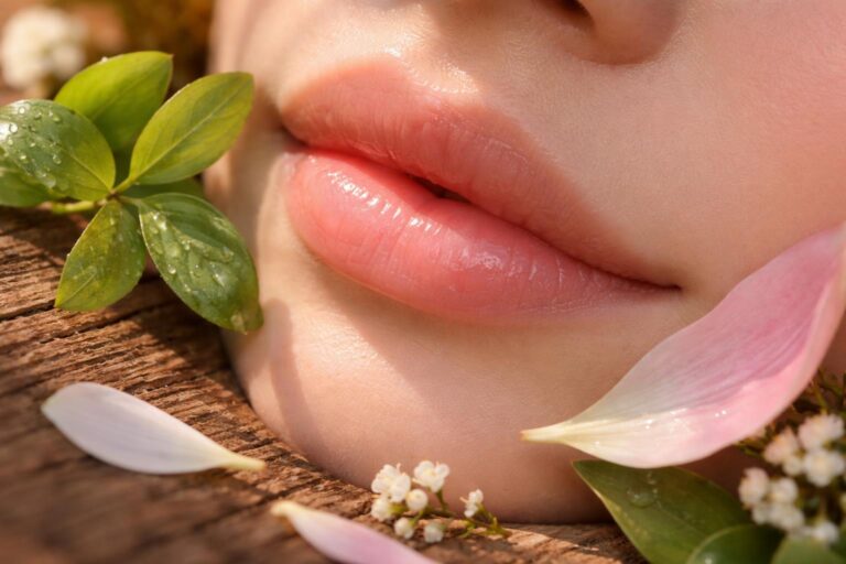 Přírodní péče o rty, zdravé a hydratované rty, ženskost, každý den
