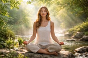 Znázornění příznaků zaneseného organismu, únava, stres, detoxikace