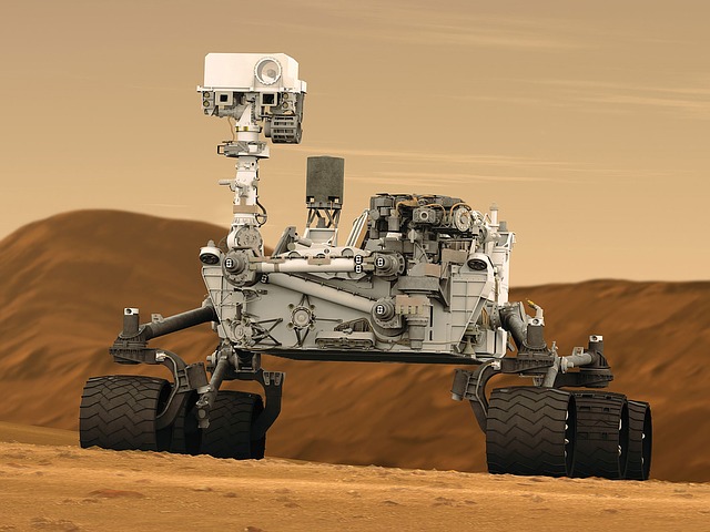 vesmírná sonda na Marsu